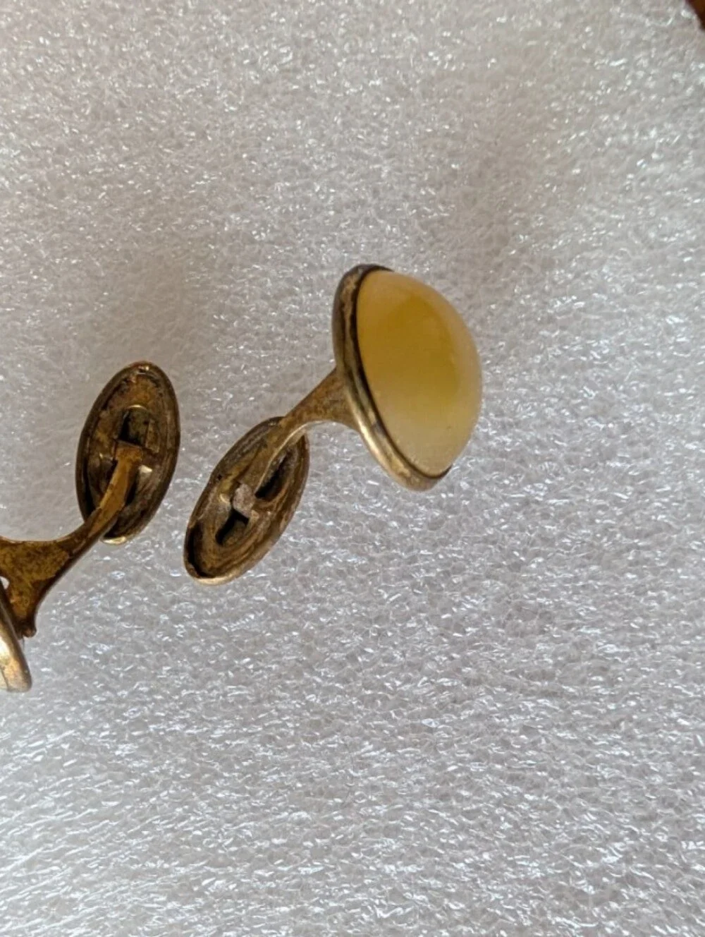 Vintage Pearl Dome Cufflinks
